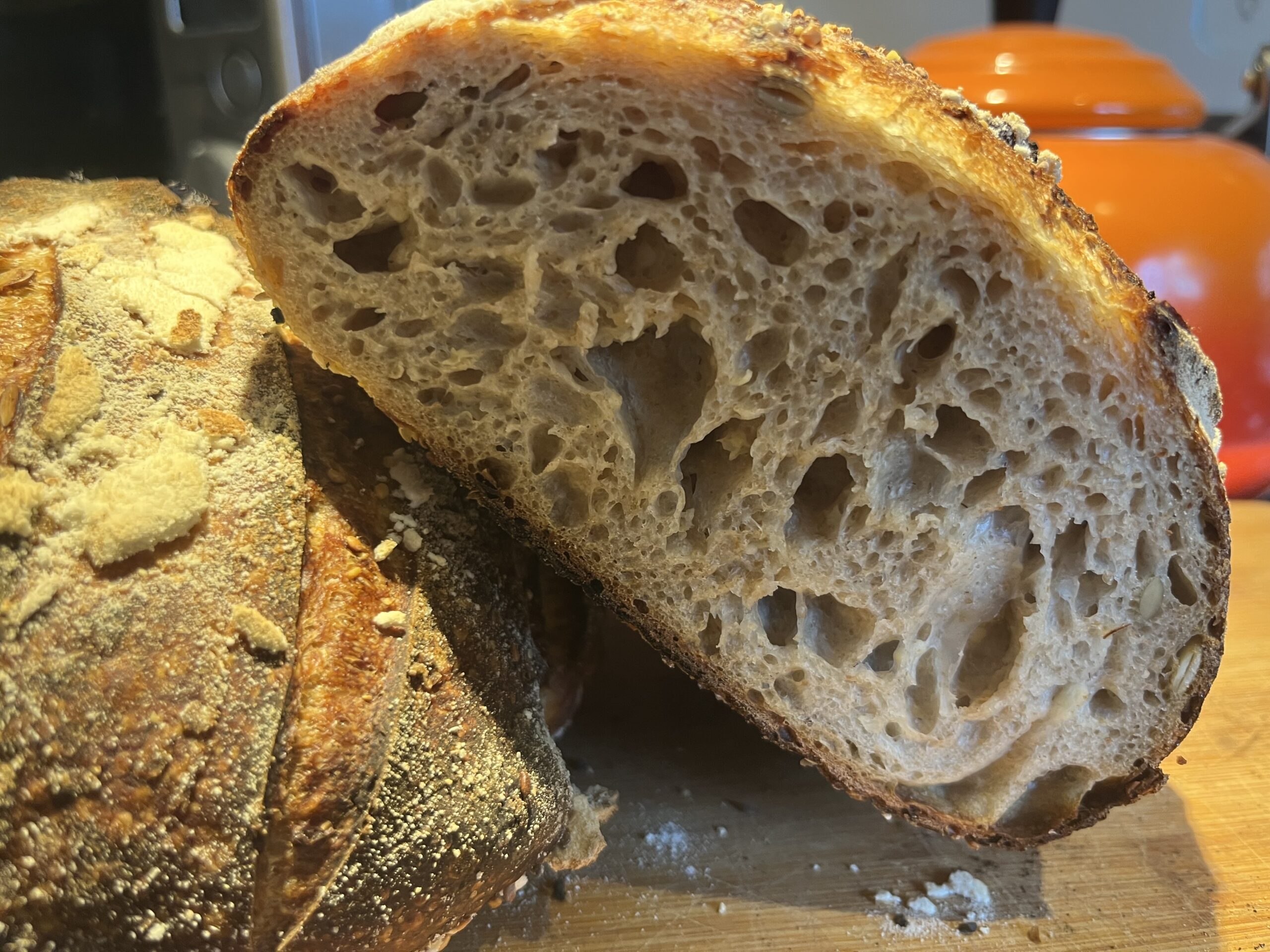 Whole Wheat Rye Sourdough